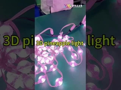3d pixel LED luce 360 ° Full Color impermeabile 3535 LED perline 3D lampada di cristallo