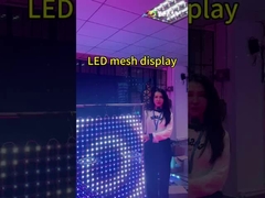 T20-1L Display a maglia LED trasparente per esterni SMD3535 per superficie edilizia