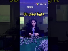 Full Color RGB 3D Pixel LED Lampada a cristallo Interattiva per la decorazione