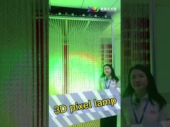 Scatola di luce interattiva 3D per decorazioni natalizie a colori