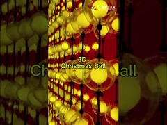Pallone di Natale 3D Pixel Led 50 Albero di Natale a colori pieni impermeabile