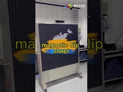 Magnetic Flip Dot Screen per la Stazione Salone delle Mostre Creative Ad Flip Wall